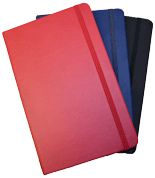Hard-bound faux leather journal books
